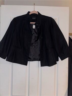 George Black Cropped Women’s Blazer Jacket